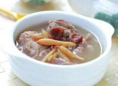 花旗参石斛煲瘦肉的做法及功效