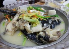 铁皮石斛炖黑鱼的做法